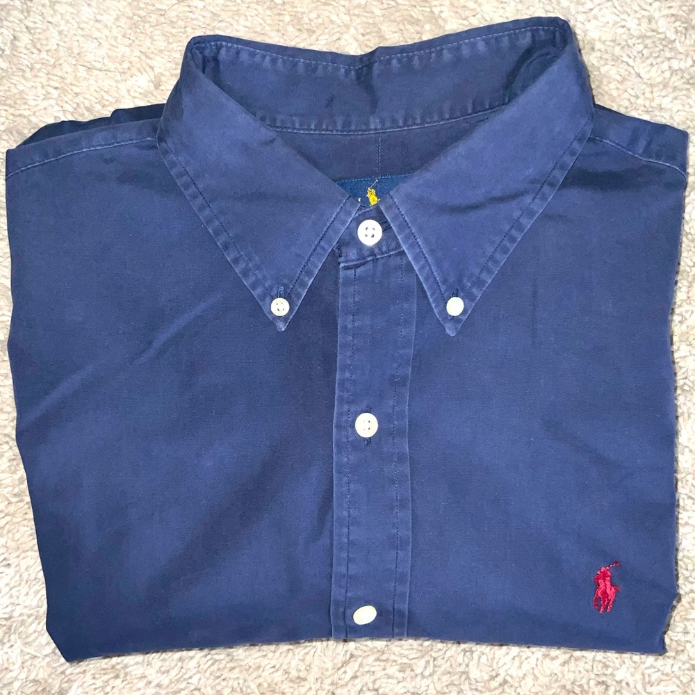 POLO RALPH LAUREN - 100% Cotton Long Sleeve Button up